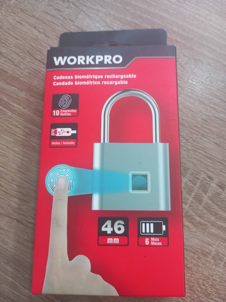 Cadenas biométrique